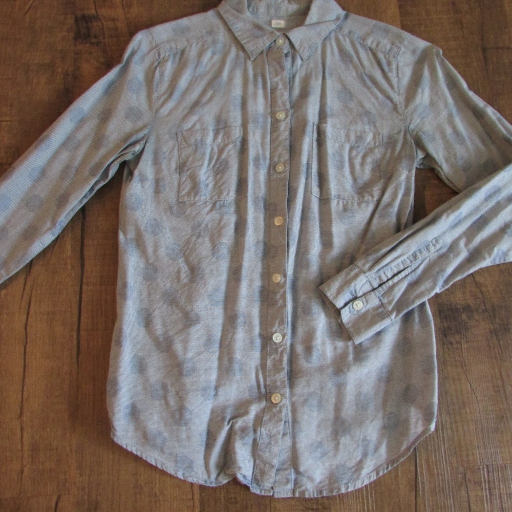 LOFT Softened Button-Down Shirt